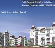 Gold Souk Sohna 1&2bhk flats for best price call 9212302220